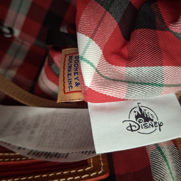 Disney Dooney & Bourke Mickey Mouse And Friends Holiday Dome Satchel - Picture 11 of 13